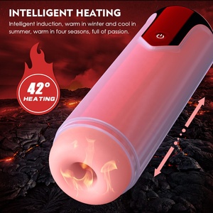 Automatischer männlicher Mastur bator, freihändige elektrische Taschen muschi 7 Modi Skalierung Intelligente Heizung Stimme Sexspielzeug für Männer Vibrator - Product Image 2