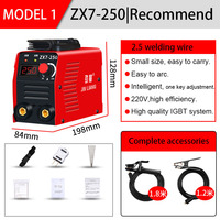 Ensemble d'outils électriques 220V, mini soudeuse portable MIG/MMA/TIG/Arc, onduleur Igbt 250A, Esab Ac Dc, fil de cuivre, machine à souder électrique