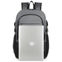 Sac à dos professionnel portable de haute qualité, écologique, grand format, avec port USB, fermeture éclair, pour hommes et femmes, en nylon ventilé, compartiment à chaussures
