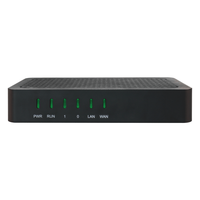 Adaptador Telefónico Analógico Dinstar DAG1000-1/2/4/8S(GE) con 1/2/4/8 Puertos FXS RJ11 y 2 Puertos Gigabit Ethernet