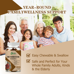 Hot Sale Mushroom Gummies With Total Carbohydrate Improve Memory Clarity Increase Focus Concentration Dietary Gummies - Product Image 5