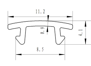 Rail de rideau coulissant en PVC, bande magnétique de fixation pour <span class=keywords><strong>moustiquaire</strong></span> et filet de porte, en PVC, ou un matériau similaire - Product Image 6