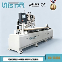 Máquina CNC Multifunción para Perforar Cerraduras en Puertas de Madera, Fresadora Automática para Ranuras de Llaves en Puertas Interiores
