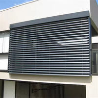 Stores à persiennes horizontales pivotantes amovibles en aluminium de style moderne pour fenêtres, idéaux pour l'hôtellerie