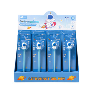 Astronaut Gel <b>Pen</b> 0.5mm Bullet Tip Plastic Body For School Office Use - Product Image 5