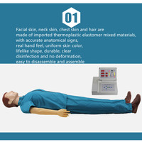 Mannequin de formation en RCP corps entier, modèle de science médicale du corps humain, mannequin de réanimation cardio-pulmonaire, mannequin de formation aux premiers secours
