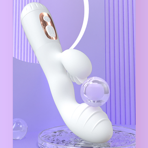 G vibratore Spot coniglio rosa <span class=keywords><strong>Sex</strong></span> Toys per clitoride G-spot stimolazione Dildo vibratore vibrazioni doppio stimolatore motore per le donne - Product Image 6