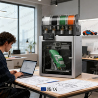Impresora 3D P2S Combo, Versión Internacional Desbloqueada, Emparejamiento Original Gratuito, Red WiFi para Teléfono Móvil