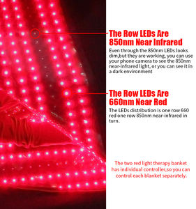 Kapsul Terapi Cahaya Merah LED Inframerah Ukuran Besar untuk Seluruh Tubuh, Meredakan Nyeri Otot, Sleeping Bag 660 850nm - Product Image 3