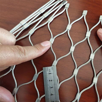 Maille de câble métallique flexible en acier inoxydable SS304 316 pour clôture de volière, balustrade, filet anti-suicide, conforme CE ISO, finition oxyde noir