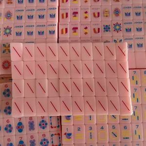 Oh My <b>Mahjong</b> Luxury 4-Layer Yellow Acrylic American <b>Mahjong</b> <b>Set</b> Washable & Foldable Eco-Friendly for Adult Party Games - Product Image 3