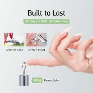 Adhesivo fuerte profesional respetuoso con el medio ambiente para pegamento de gel de uñas de larga duración - Product Image 6