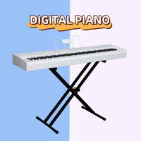 Piano Digital Portable Keyboard 88-Key Beginner Digital Piano 88 Keys Full Size Keyboard Teclado Musical