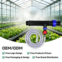 Injecteur d'engrais Venturi DAYU YR-V063-B en plastique noir de 2 pouces pour systèmes d'irrigation goutte à goutte agricoles et en serre