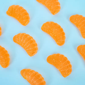 Caramelos de Naranja al por Mayor de Fábrica China, Caramelos de Gelatina con Sabor a Fruta, Recubiertos de Azúcar, en Bolsas a Granel - Product Image 4