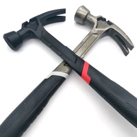 Marteau à griffes monobloc de 16oz en acier massif avec poignée en caoutchouc ergonomique