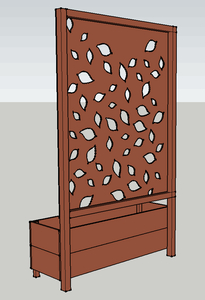 Gỗ ngoài trời nhựa composite WPC vườn hoa trồng hộp - Product Image 5