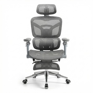 Sillas de Oficina Ergonómicas Reclinables de Tela con Diseño Giratorio, Ajustables en Altura, para el Hogar, Precio Ejecutivo, Venta al por Mayor - Product Image 5