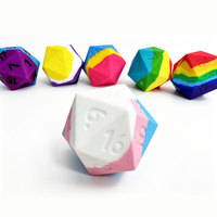 Dés D20 faits à la main de 55 mm, design personnalisé, géants, en résine/métal/bois/silicone, pour D&D, faible MOQ, commande en gros pour les magasins de jeux