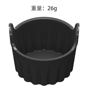 Moule à œufs en silicone pour friteuse à air Ramequins en silicone Grands étuis à muffins Moule à œufs pochés Coquetier pour la cuisson Cuisine domestique - Product Image 4