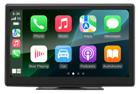 Caméra de tableau de bord DVR Carplay IPS 9 pouces H509F, résolution HK, écran tactile pour voiture, fonction de projection de téléphone, montage sur toit
