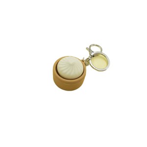 Llavero de Plástico Creativo con Forma de Xiaolongbao, Juguete Antiestrés, Lindo Colgante Pequeño, Empaquetado Individualmente, Perfecto para Apretar y Aliviar el Estrés - Product Image 5