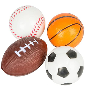 Promotion Custom Logo Printing PU Wholesale Sports Shape Anti Stress Ball Soccer Giveaway Promotional Items