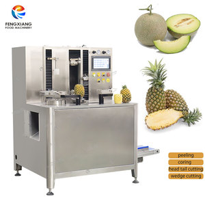 Custom Pineapple Cantaloupe Melon Peeling Coring and Slicing Machine 200pcs/h All-in-one Muskmelon Processing Equipment - Product Image 2
