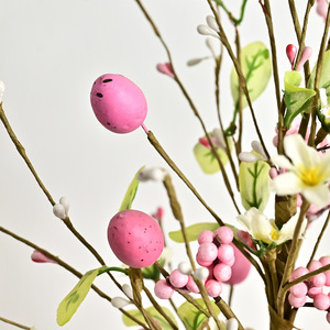 <strong>Easter</strong> <strong>Decorations</strong> Home Desktop Ornaments <strong>Easter</strong> Eggs <strong>Tree</strong> Colorful Artificial Green Plants Flower <strong>Decoration</strong> - Product Image 3