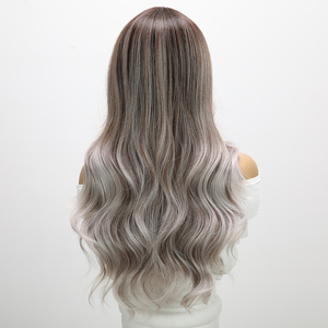 American Warehouse Moda Popular Peruca Europa e América Vinho Vermelho Straight Hair Mulheres Perucas para Mulheres Brancas SM474 - Product Image 2