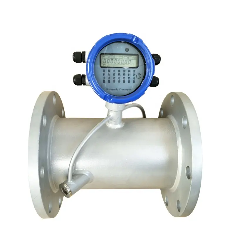 Mesure du débit dans diverses industries Débitmètre à ultrasons à faible énergie de haute précision pour liquide