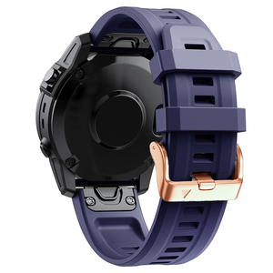 Bracelet de remplacement en silicone pour Garmin <span class=keywords><strong>Fenix</strong></span> 7S <span class=keywords><strong>6S</strong></span> Pro 5S Plus Instinct 2S Bracelet Sport Boucle Or <span class=keywords><strong>Rose</strong></span> 20mm - Product Image 4