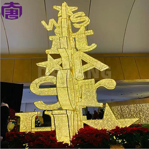 Árbol de Navidad Artificial con Luces LED, Impermeable IP65, para Uso en Interiores y Exteriores, Decoraciones Navideñas - Product Image 1