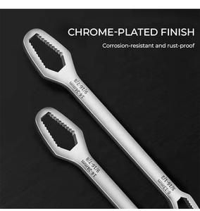 Clé à molette réglable robuste à double extrémité, clé à anneau auto-serrante, outils multifonctionnels pour la réparation automobile à domicile - Product Image 6