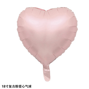 18 Pulgadas Crema Caramelo <span class=keywords><strong>Café</strong></span> Vintage Amor Foil Globos Corazón Globo para Cumpleaños San Valentín Fiesta Decoraciones - Product Image 4