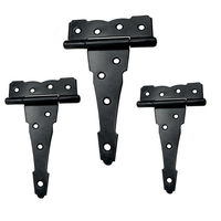 Charnières de sangle 6 pouces en gros Charnières de porte de hangar Charnières de porte antiques classiques antirouille à usage intensif Charnières en T Quincaillerie de porte