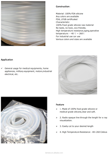 用于汽车和食品加工硅胶管的高品质食品级硅胶管/管柔性耐用1毫米2毫米3毫米 - Product Image 3