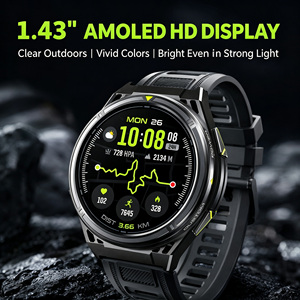 Montre connectée Android iOS avec moniteur de fréquence cardiaque, étanche, pour le sport en plein air, suivi du <span class=keywords><strong>cycle</strong></span> <span class=keywords><strong>menstruel</strong></span>, du sommeil et de la forme physique, avec GPS - Product Image 2