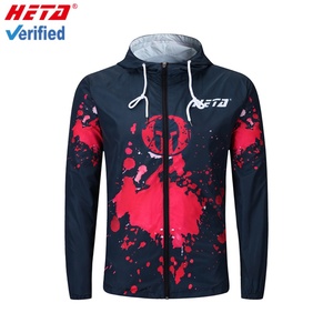 Chaqueta Cortavientos al por Mayor, el Mejor Diseño, Impresión por Sublimación, Chaqueta Cortavientos Personalizada Unisex para Exteriores - Product Image 1