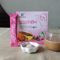Courbes naturelles élargissement du sein café prend en charge les seins énormes levage gros seins café pour les femmes Booster amélioration Sexy Girl
