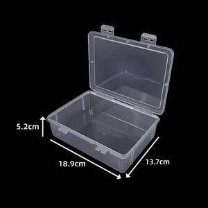 กล่องเก็บของพลาสติกทรงสี่เหลี่ยมผืนผ้า ปี 1950 พร้อมฝาปิด สำหรับจัดระเบียบสำนักงาน น้ำหนัก 115 กรัม ผลิตที่เจ้อเจียง สีพื้น หมายเลขสินค้า 1950 - Product Image 2