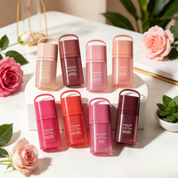 8 Warna Lip Gloss Cermin Melembapkan 12 Jam Tahan Lama Kompleks Air & Minyak Lip Glaze Kosmetik