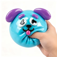 BT Grappige Squishy Curiositeiten Hondengezicht Wisselbare Knijp Speelgoed Zacht Langzaam Stuiterend Stress Verlichtend Ontspannend Zintuiglijk Fidget Stressbal