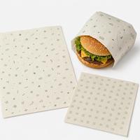 Ensemble d'emballages personnalisés pour la restauration rapide : sac en papier, boîte à burger, boîte à frites, serviette, papier anti-graisse pour restaurant