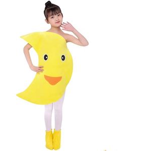 Niños adultos felpa terciopelo carnaval el <span class=keywords><strong>sol</strong></span> <span class=keywords><strong>Luna</strong></span> <span class=keywords><strong>estrella</strong></span> nube Poncho frutas traje con sombrero actuación escenario Cosplay Su - Product Image 2