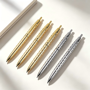Bolígrafos Retráctiles Personalizados con Diseño de Puntos, Bolígrafos Metálicos Premium con Clip, Tinta <span class=keywords><strong>Azul</strong></span>/Negra de 1.0 mm para Escritura Diaria y Estudiantes - Product Image 1