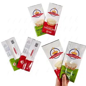 Glanz-Seifen Seitenguss individualisierte Eis-Packung Plastikverpackungsbeutel Drei-Seiten-Siegel Snackbeutel Beutel mit leichtem Reißen