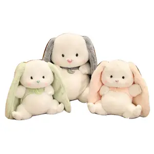 Großhandel niedlichen gefüllten Kaninchen 15cm weiche Tier puppe Peep Osterhasen Plüschtiere für Kinder Geschenke