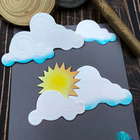 Nuovo taglio metallo muore stampo Scrapbooking invito decorazione Aun Cloud Scrapbooking taglio muore