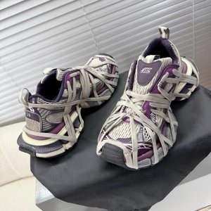 Sneakers di Lusso Designer 2026 per Uomo Donna, Alta Qualità, in Mesh, <span class=keywords><strong>Argento</strong></span> Grigio Bianco, con Lacci Multipli e Perline a Stella, Stile Sportivo Deconstruito - Product Image 5